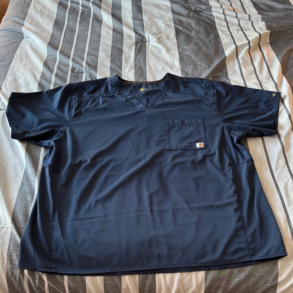 Carthartt Navy Scrubs Top